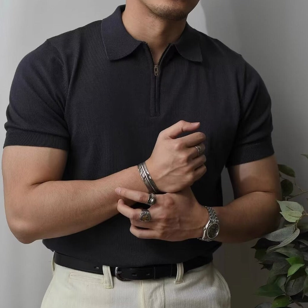 Quarter Zip Polo