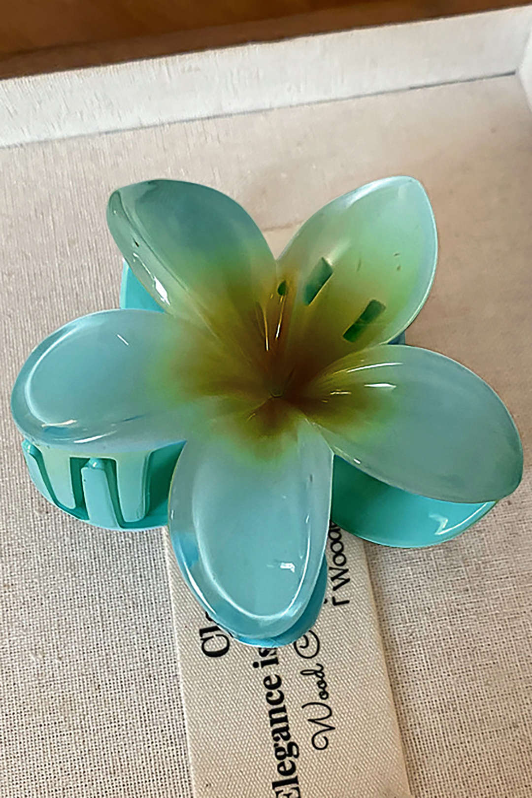 Plumeria Claw Clip