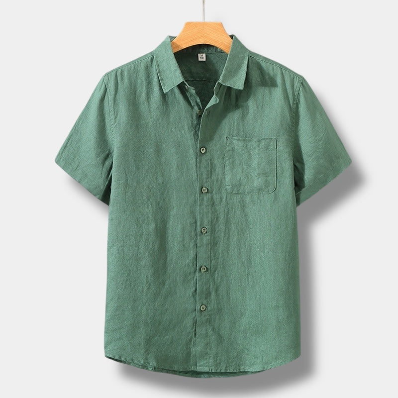 LINEN SHORT SLEEVE SHIRT
