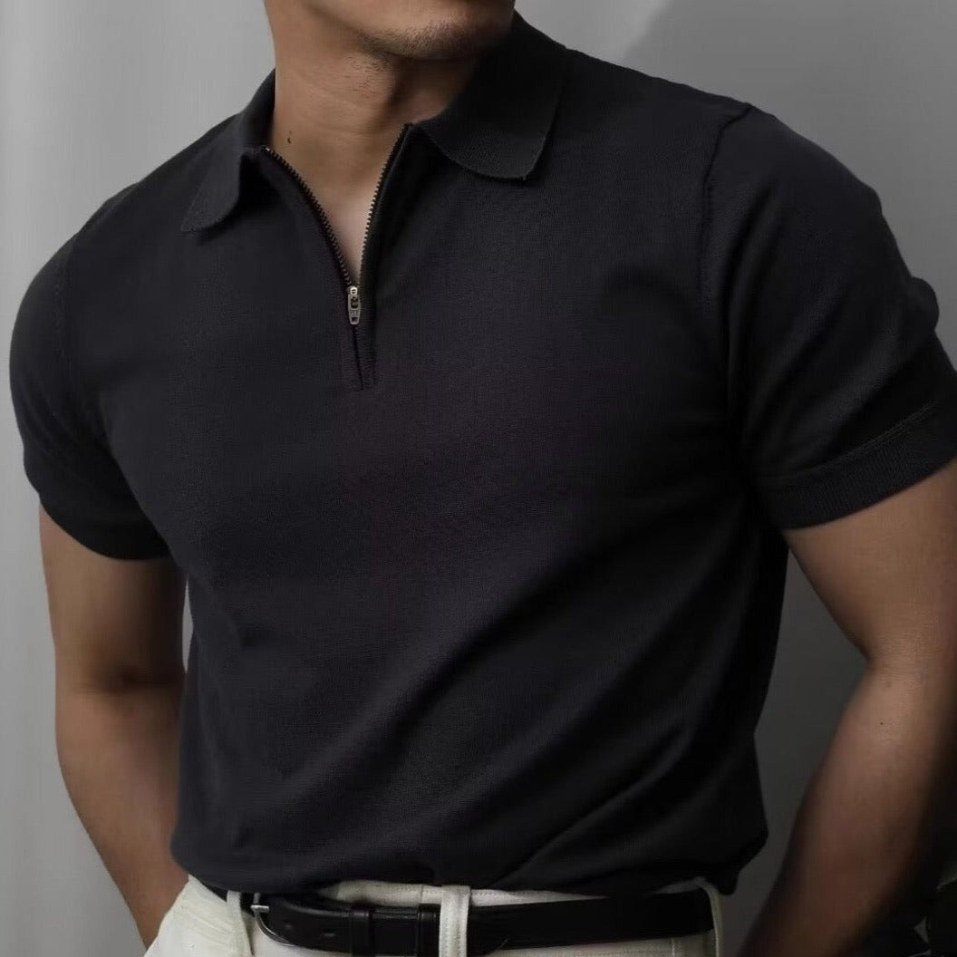 Quarter Zip Polo