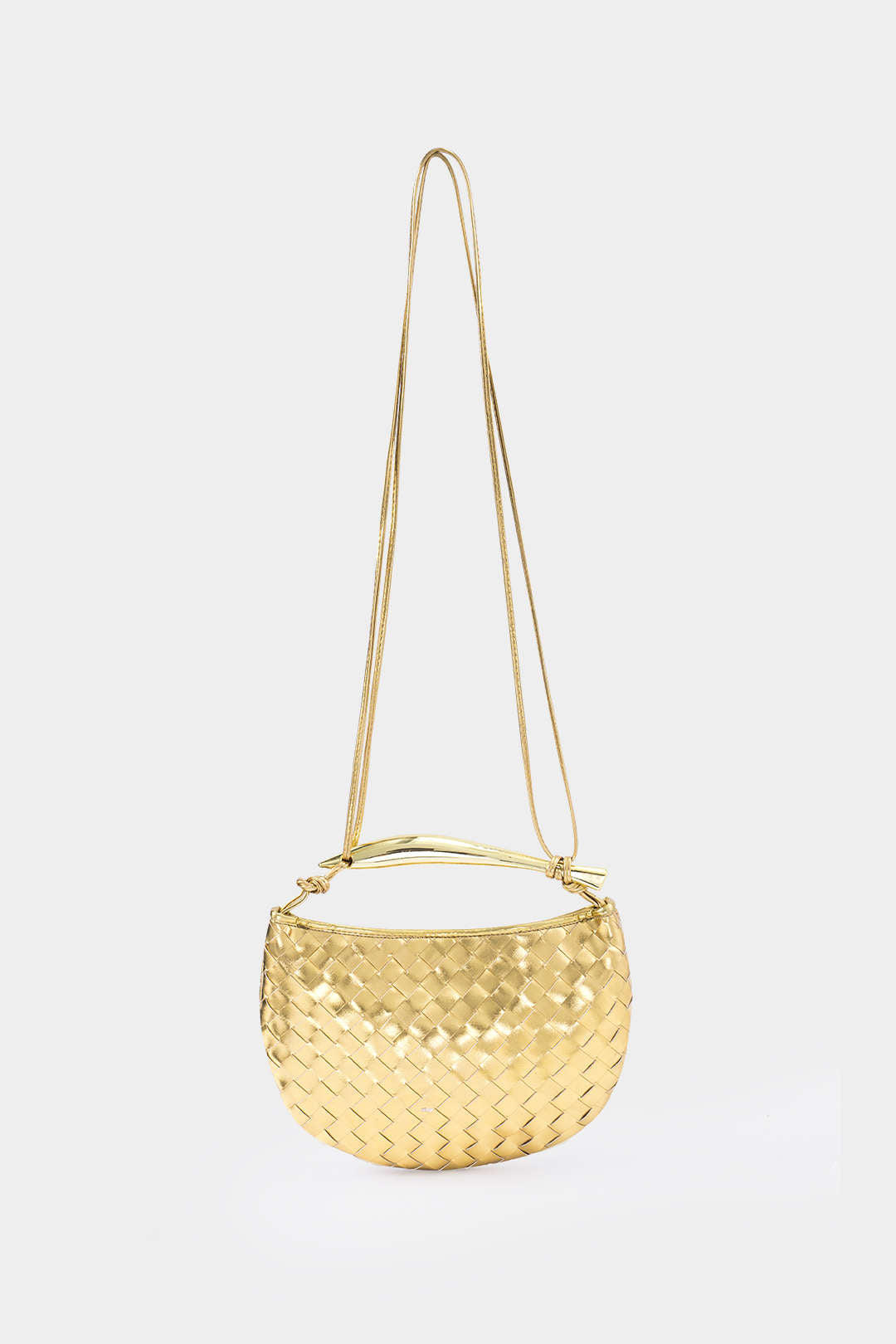 Faux Leather Cross-Body Bag