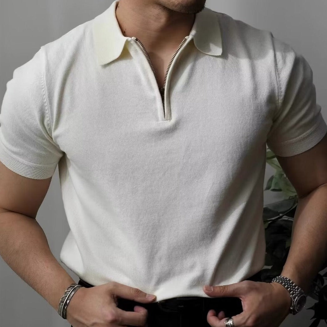 Quarter Zip Polo