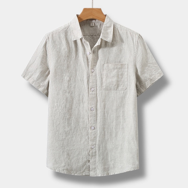 LINEN SHORT SLEEVE SHIRT