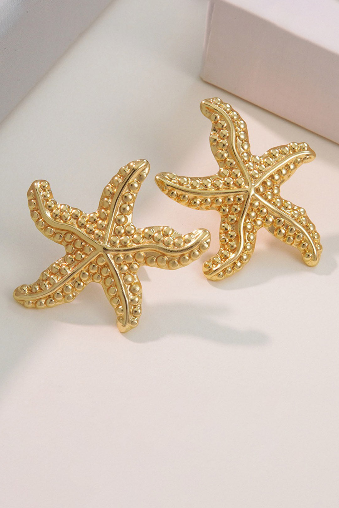 Metal Starfish Earrings