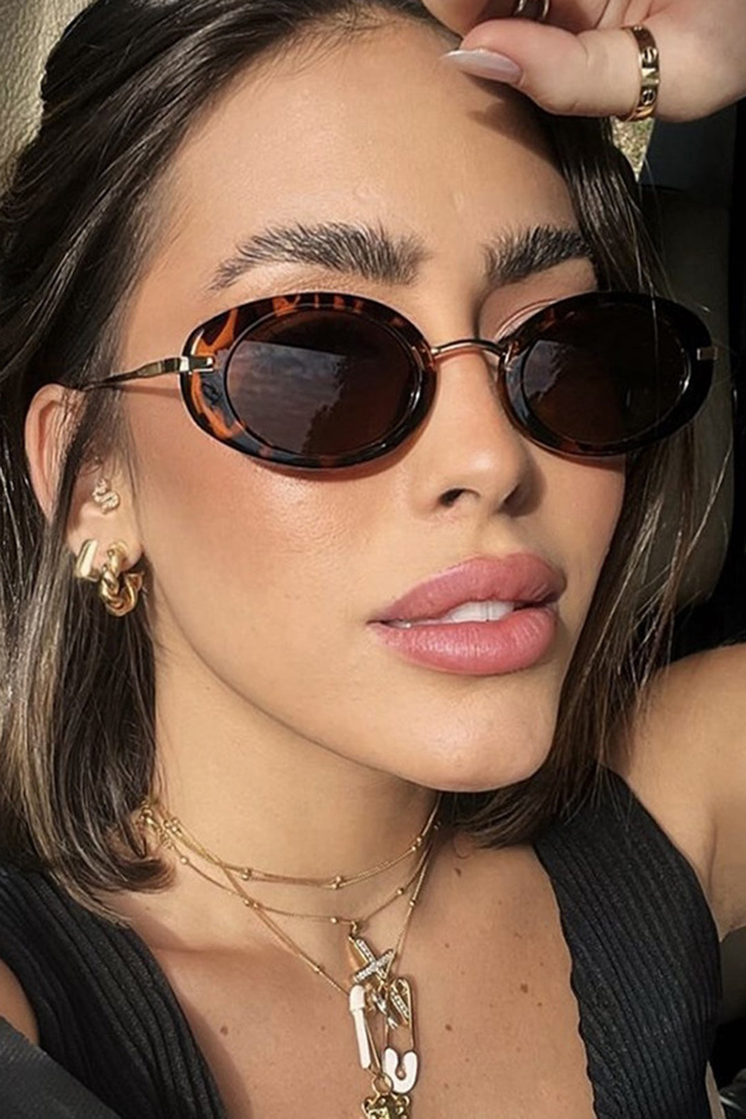 Oval Retro Sunglasses