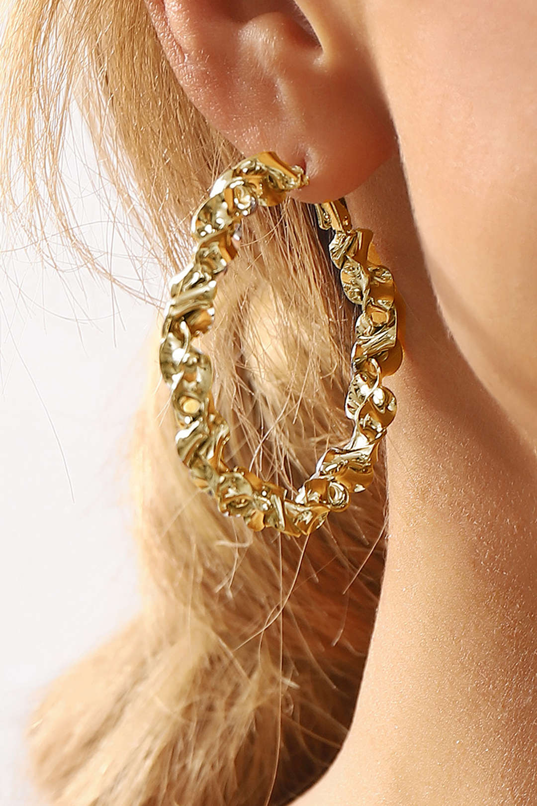 Metal Geometric Irregular Earrings